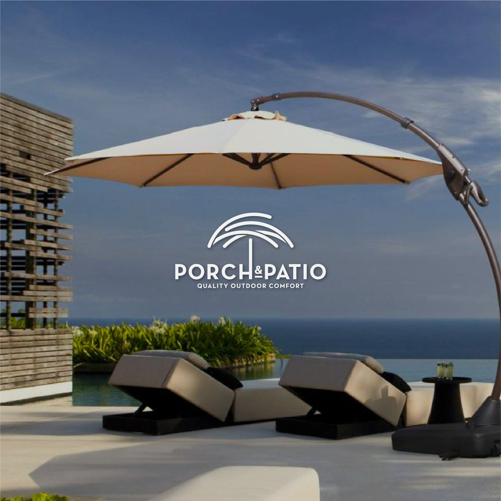cantilever patio umbrellas ottawa 12x12ft Best Umbrella with Sunbrella Fabric, Large Outdoor Umbrella, Spectrum Indigo repellent fabric Lausaint Home 11 ft. Aluminum